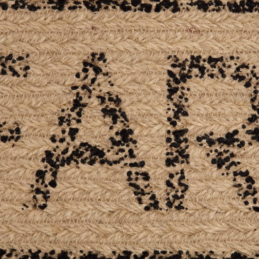 Sawyer Mill Charcoal Creme Farmhouse Jute Runner 13x36 - Image 3