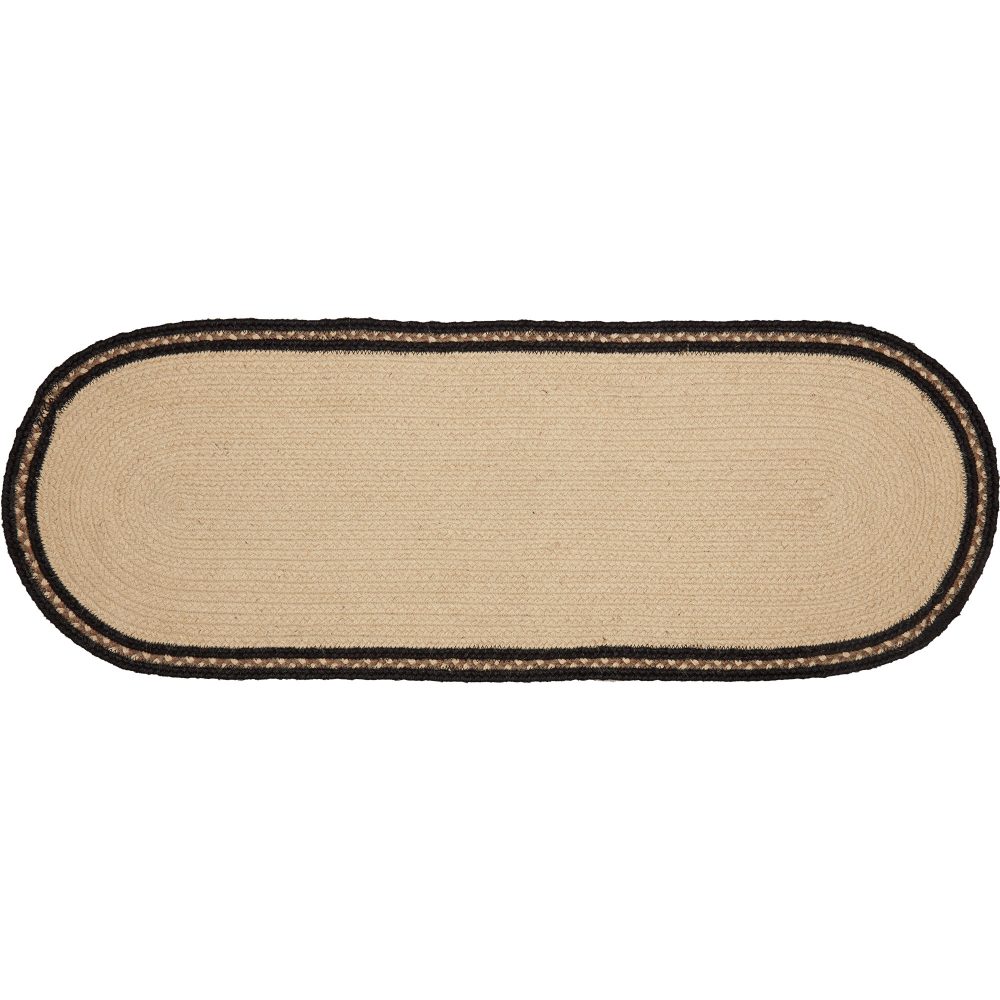 Sawyer Mill Charcoal Creme Farmhouse Jute Runner 13x36 - Image 7