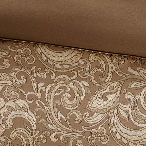 Madison Park Essentials Brystol 24 Piece Room in a Bag in Brown, Queen MPE10-784 - Image 3