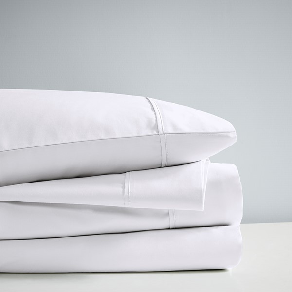 Beautyrest 1000 Thread Count HeiQ Smart Temperature Cotton Blend 4 PC Sheet Set in White, Cal King BR20-1882 - Image 2