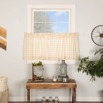 Annie Buffalo Tan Check Tier Set of 2 L24xW36