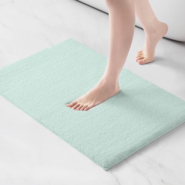 Madison Park Signature Marshmallow Bath Rug Collection in Seafoam, 24x72" MPS72-609 - Image 2