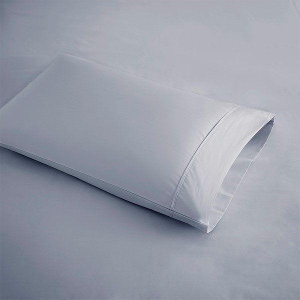 Beautyrest 600 Thread Count Cooling Cotton Blend 4 PC Sheet Set in Blue, King BR20-1004 - Image 2