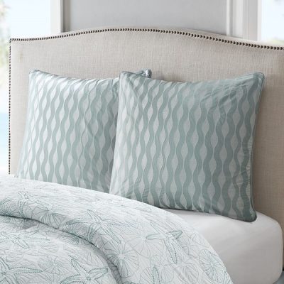 Harbor House Blue Maya Bay Euro Sham in Blue, Euro Sham HH11-1228A