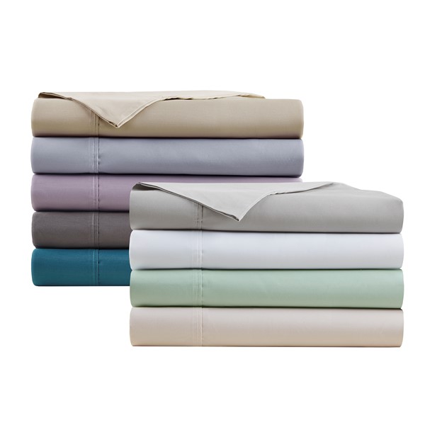 Madison Park 600 Thread Count Cooling Cotton Blend 4 PC Sheet Set in Ivory, Cal King MP20-8954 - Image 2