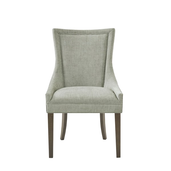 Madison Park Signature Ultra Upholstered Dining Side Chairs with wood legs (Set of 2) in Light Green Multi, Set of 2 MPS108-0296 - Image 6