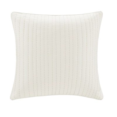 INK+IVY Camila Cotton Quilted Euro Sham in White, Euro Sham II11-227