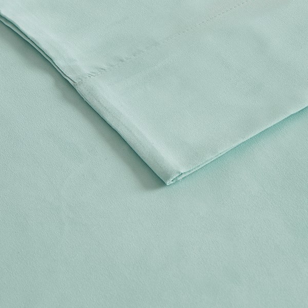 Madison Park Luxurious Brushed Microfiber Deep Pocket Sheet Set in Seafoam, King MP20-2391 - Image 3