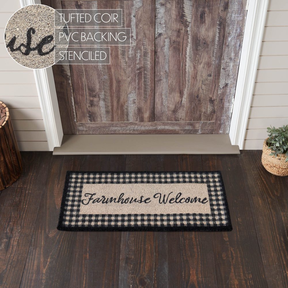 Finders Keepers Farmhouse Welcome Coir Rug Rect 17x36 - Image 5