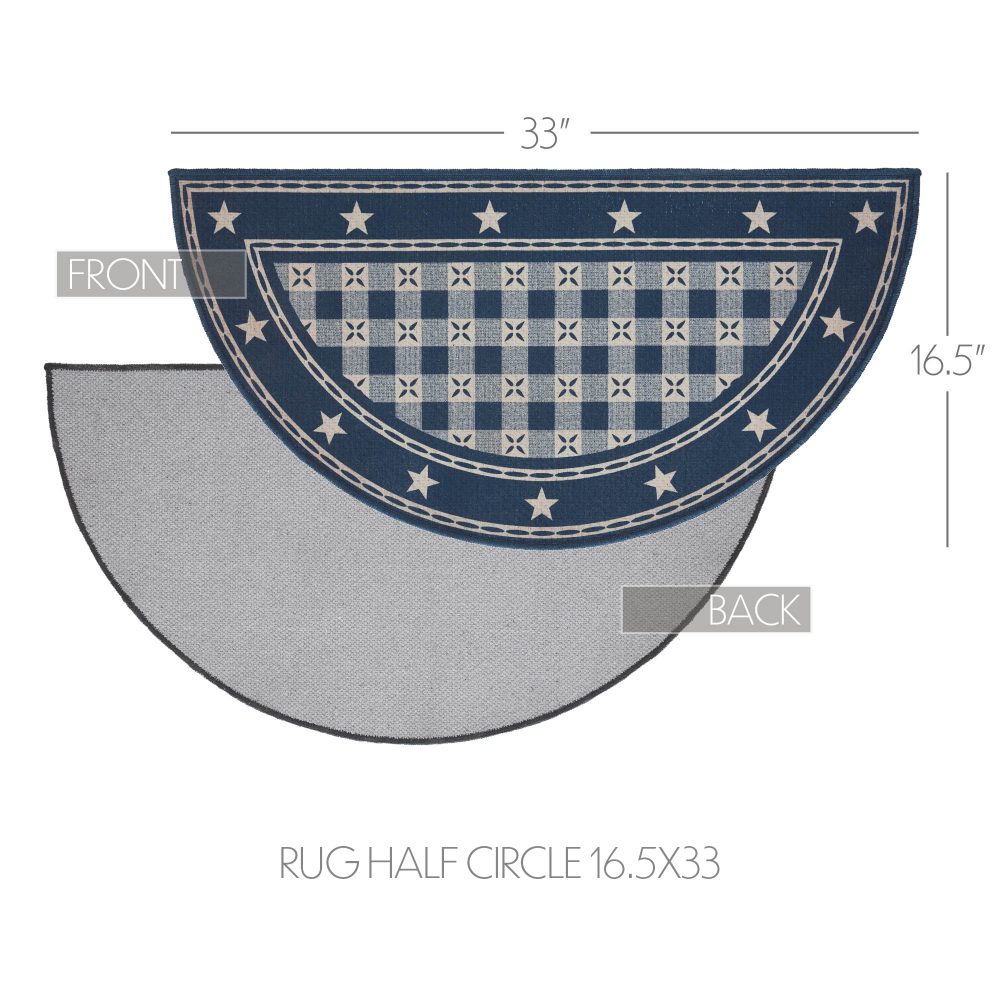 My Country Polyester Rug Half Circle 16.5x33 - Image 7