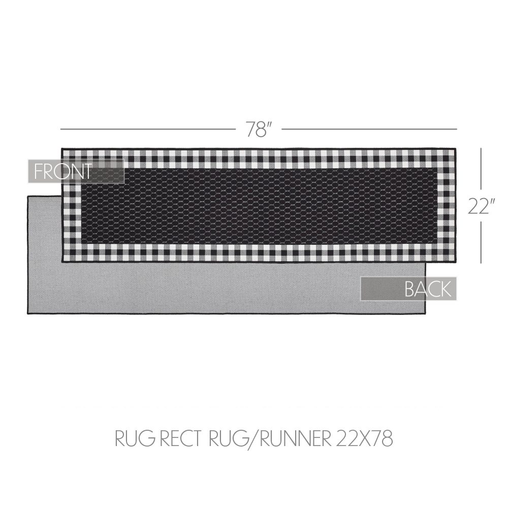 Down Home Polyester Rug/Runner Rect 22x78 - Image 6