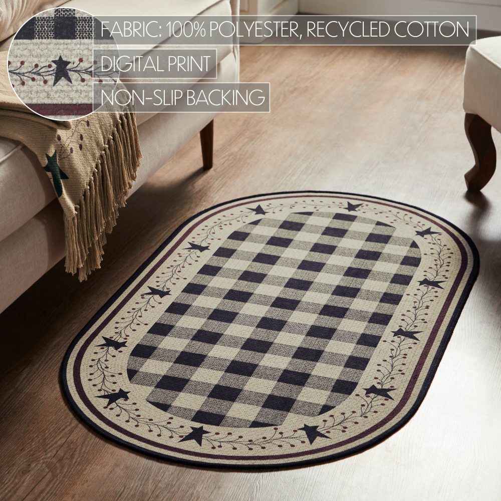 Pip Vinestar Polyester Rug Oval 27x48 - Image 4