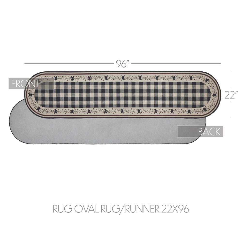 Pip Vinestar Polyester Rug/Runner Oval 22x96 - Image 6