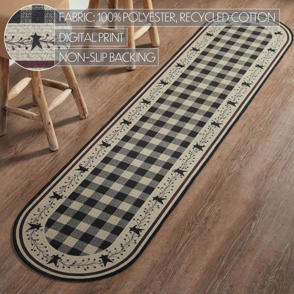 Pip Vinestar Polyester Rug/Runner Oval 22x96 - Image 4