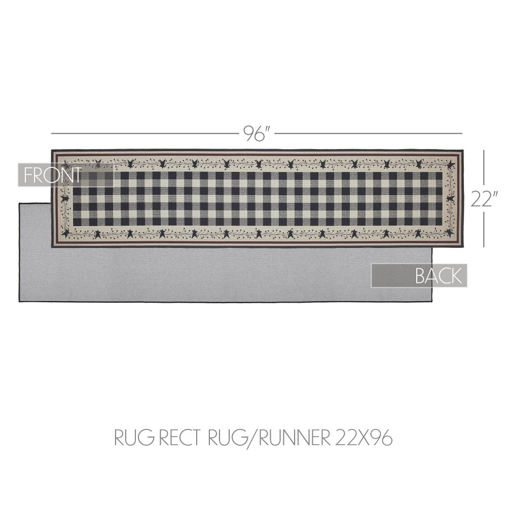 Pip Vinestar Polyester Rug/Runner Rect 22x96 - Image 6