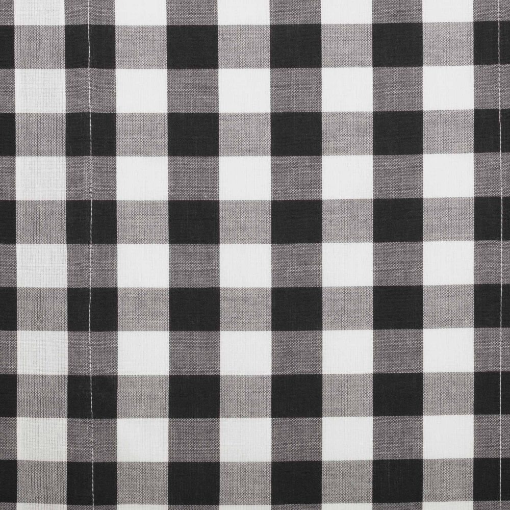 Annie Buffalo Black Check Ruffled Prairie Long Panel Set of 2 84x36x18 - Image 4