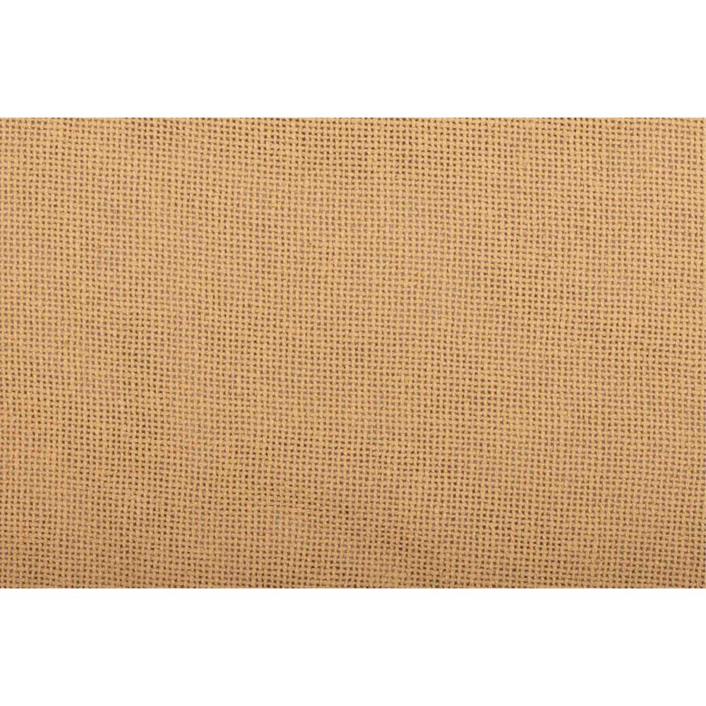 Burlap Natural Pillow w/ Fringed Ruffle 18x18 - Image 6