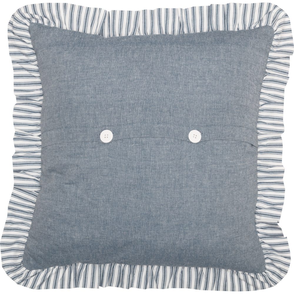 Sawyer Mill Blue Barn Star Pillow 18x18 - Image 3