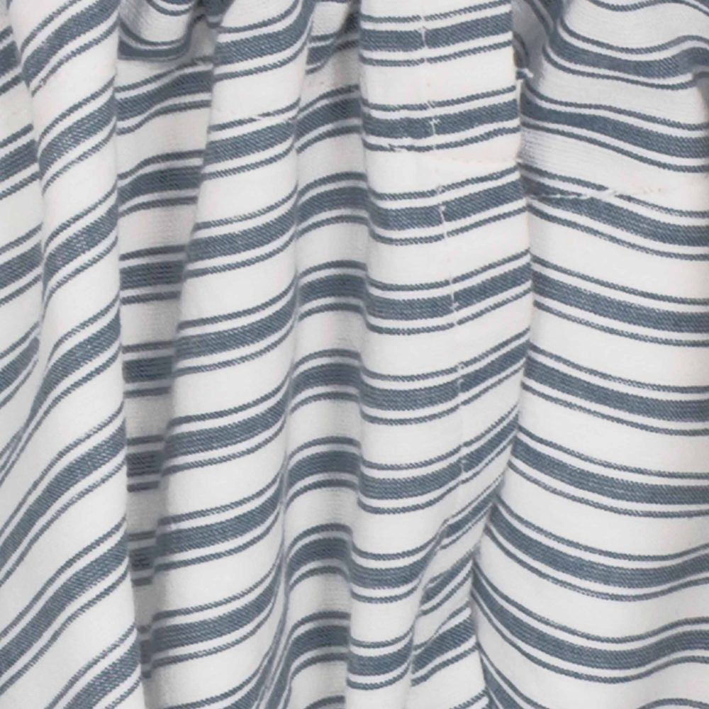 Sawyer Mill Blue Ticking Stripe Balloon Valance 15x60 - Image 4
