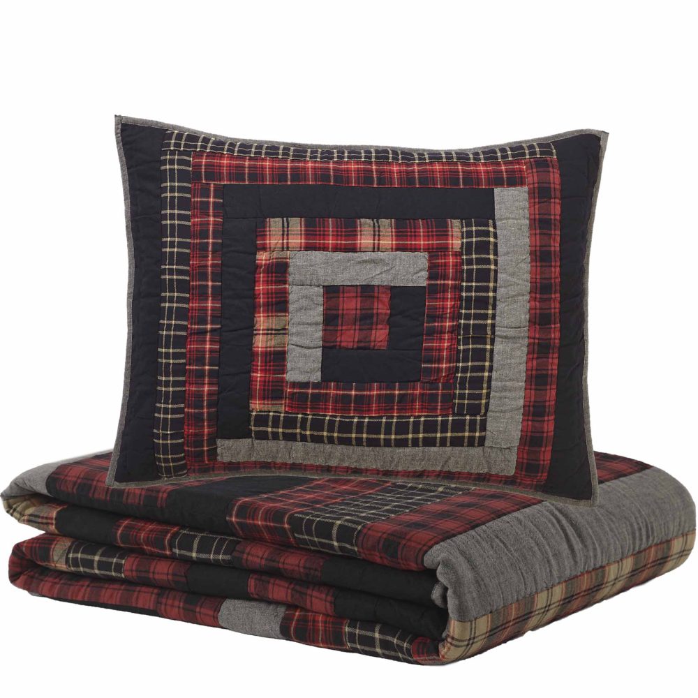 Cumberland Twin Quilt Set; 1-Quilt 68Wx86L w/1 Sham 21x27 - Image 5