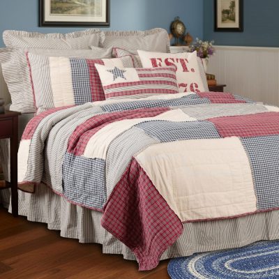 Hatteras Patch California King Quilt 130Wx115L