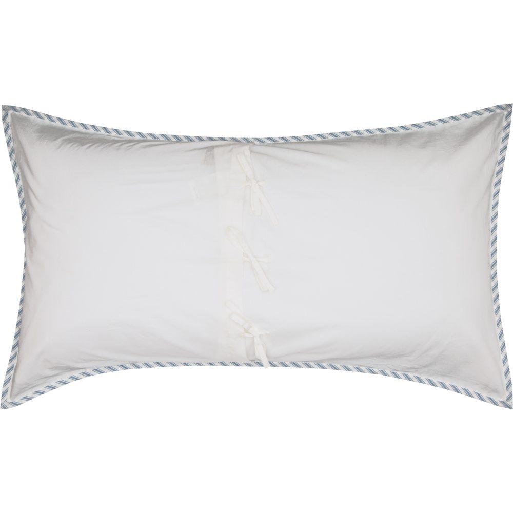 Sawyer Mill Blue Ticking Stripe King Sham 21x37 - Image 3