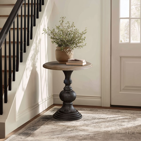 Madison Park Lexi 22" Accent Table in Natural, One Size MP120-0427 - Image 7