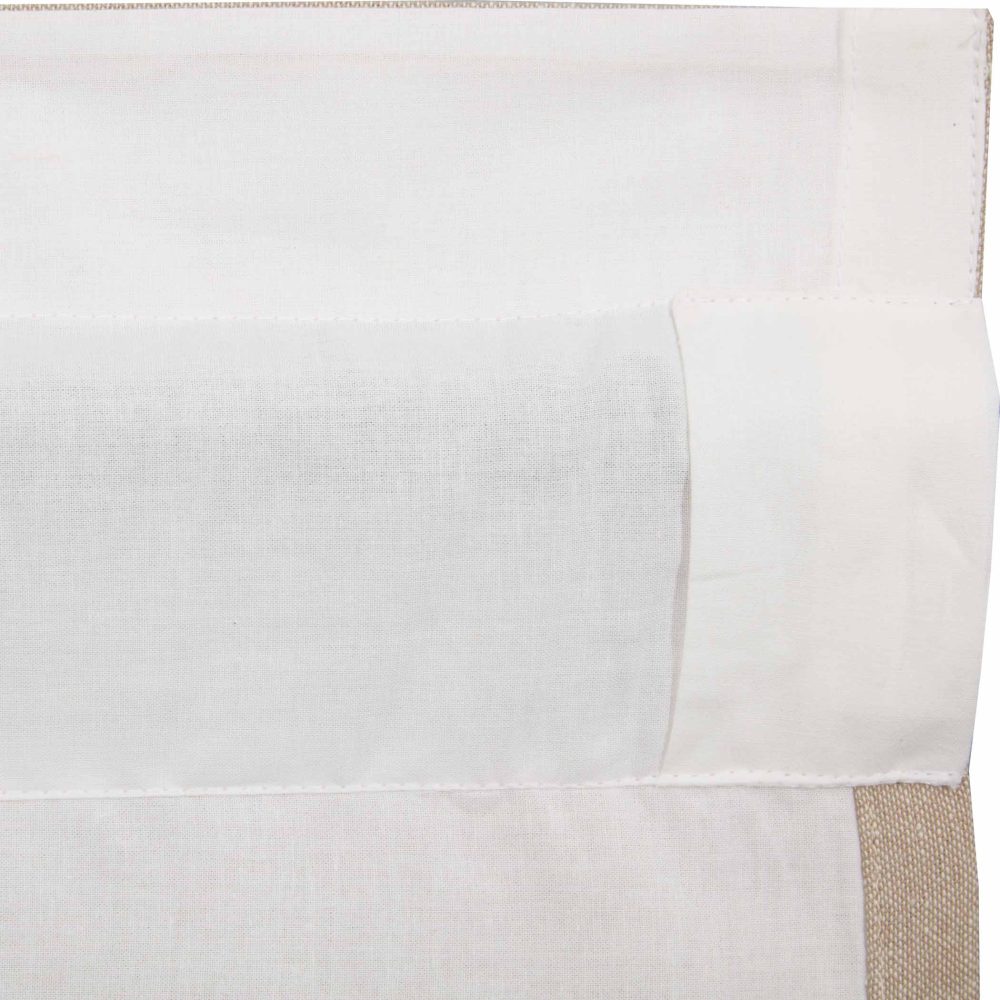 Sawyer Mill Charcoal Chicken Valance Pleated 20x72 - Image 3