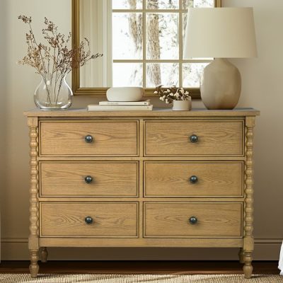 Madison Park Signature Beckett 6-drawer dresser (46"W) in Natural, One Size MPS137-0327