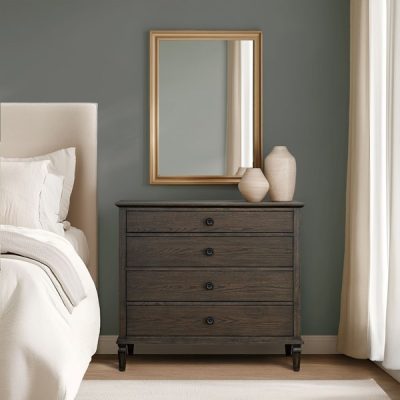 Madison Park Signature Victoria 4-drawer wood dresser (40") in Antique Brown, One Size MPS137-0314