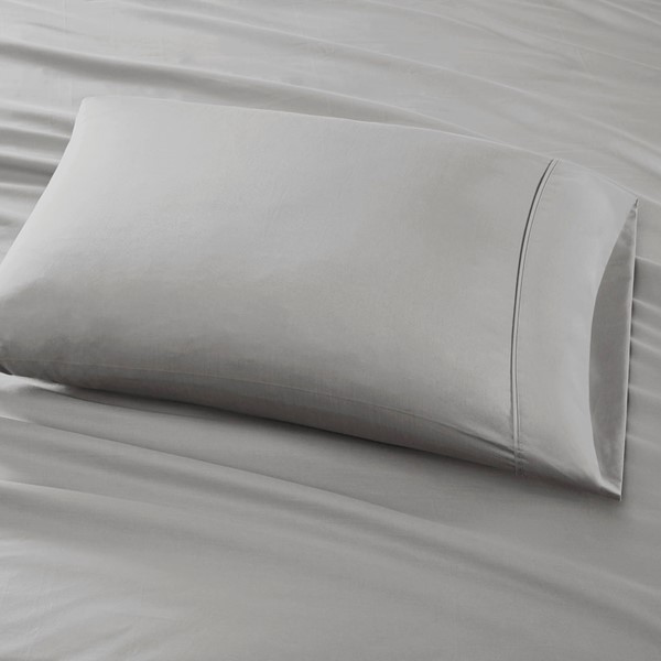 Madison Park 800 Thread Count Cotton Blend Sateen Sheet Set in Grey, Queen MPH20-0004 - Image 3