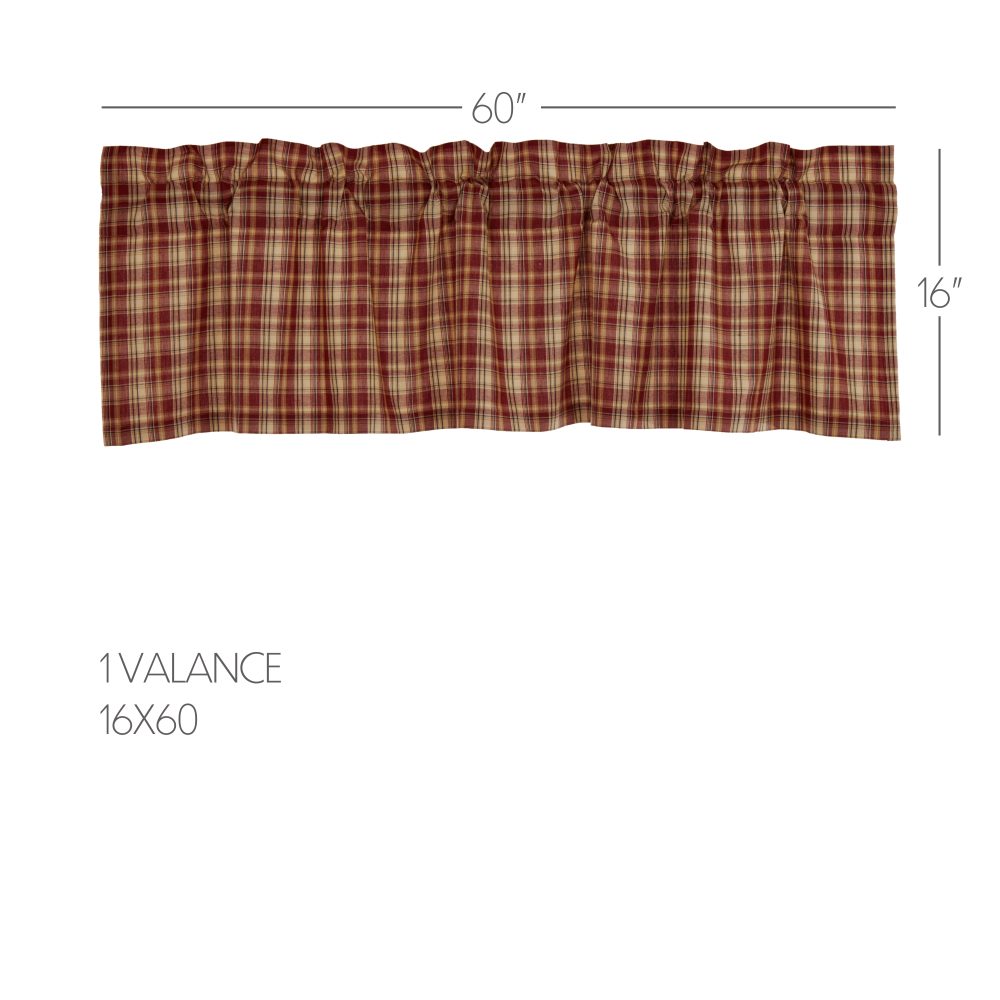 Beckham Plaid Valance 16x60 - Image 4