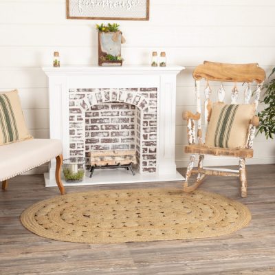 Celeste Jute Rug Oval 48x72