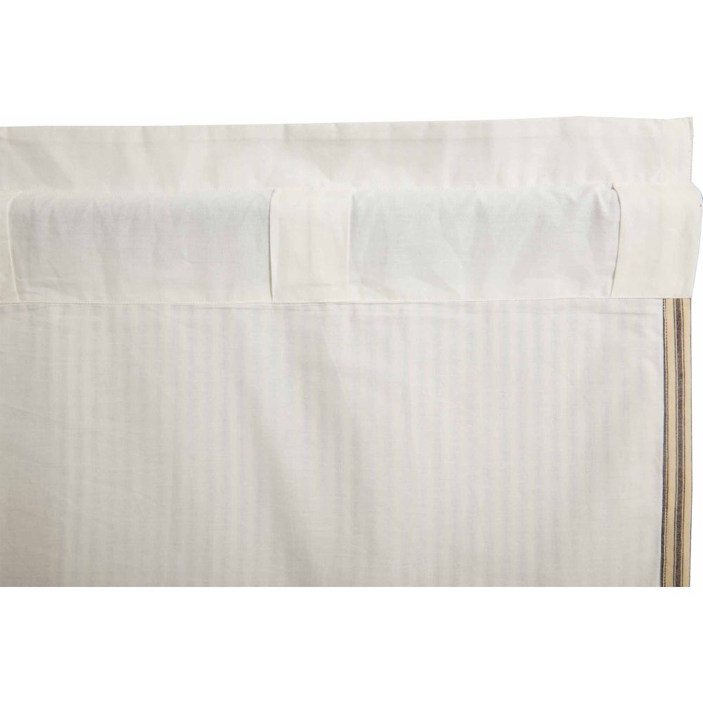 Sawyer Mill Farmhouse Charcoal Gathered Rod Pocket Window Valance 20x90 - Image 4