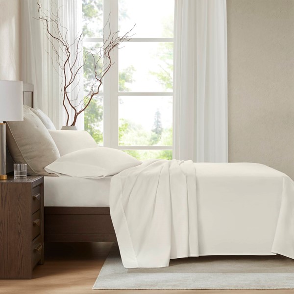 Harbor House 100% Egyptian Cotton Sateen Sheet Set in Off-White, Queen HHD20-1959 - Image 2