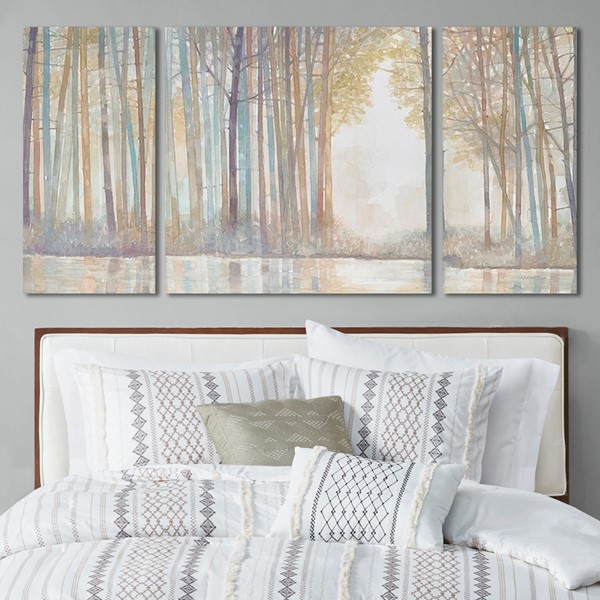 Madison Park Forest Reflections Triptych 3-piece Canvas Wall Art Set, Set of 3 MP95C-0041 - Image 5