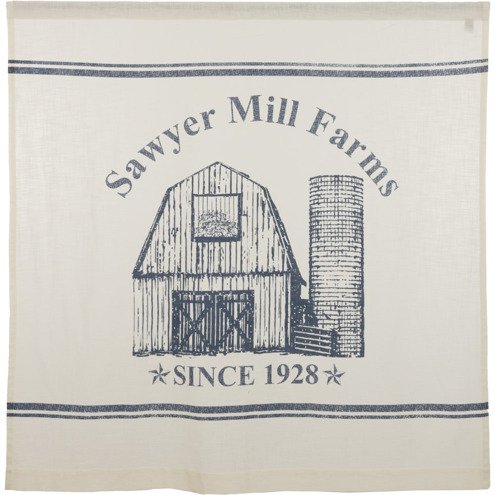 Sawyer Mill Blue Barn Shower Curtain 72x72 - Image 2