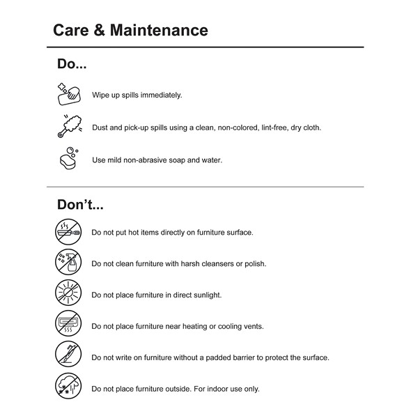 Madison Park Parker Desk in Off-White/Pecan, One Size MP122-0097 - Image 2