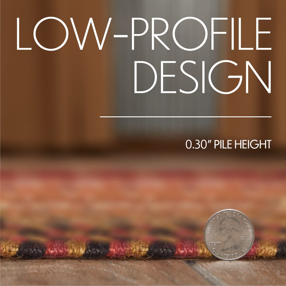 Ginger Spice Jute Rug Half Circle 16.5x33 - Image 4