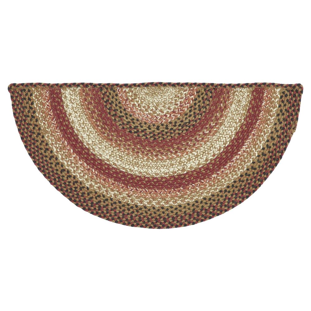 Ginger Spice Jute Rug Half Circle 16.5x33 - Image 2