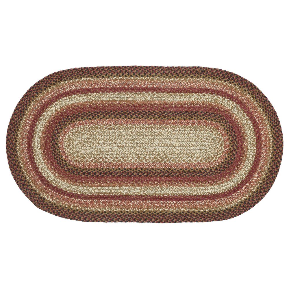 Ginger Spice Jute Rug Oval w/ Pad 27x48 - Image 2
