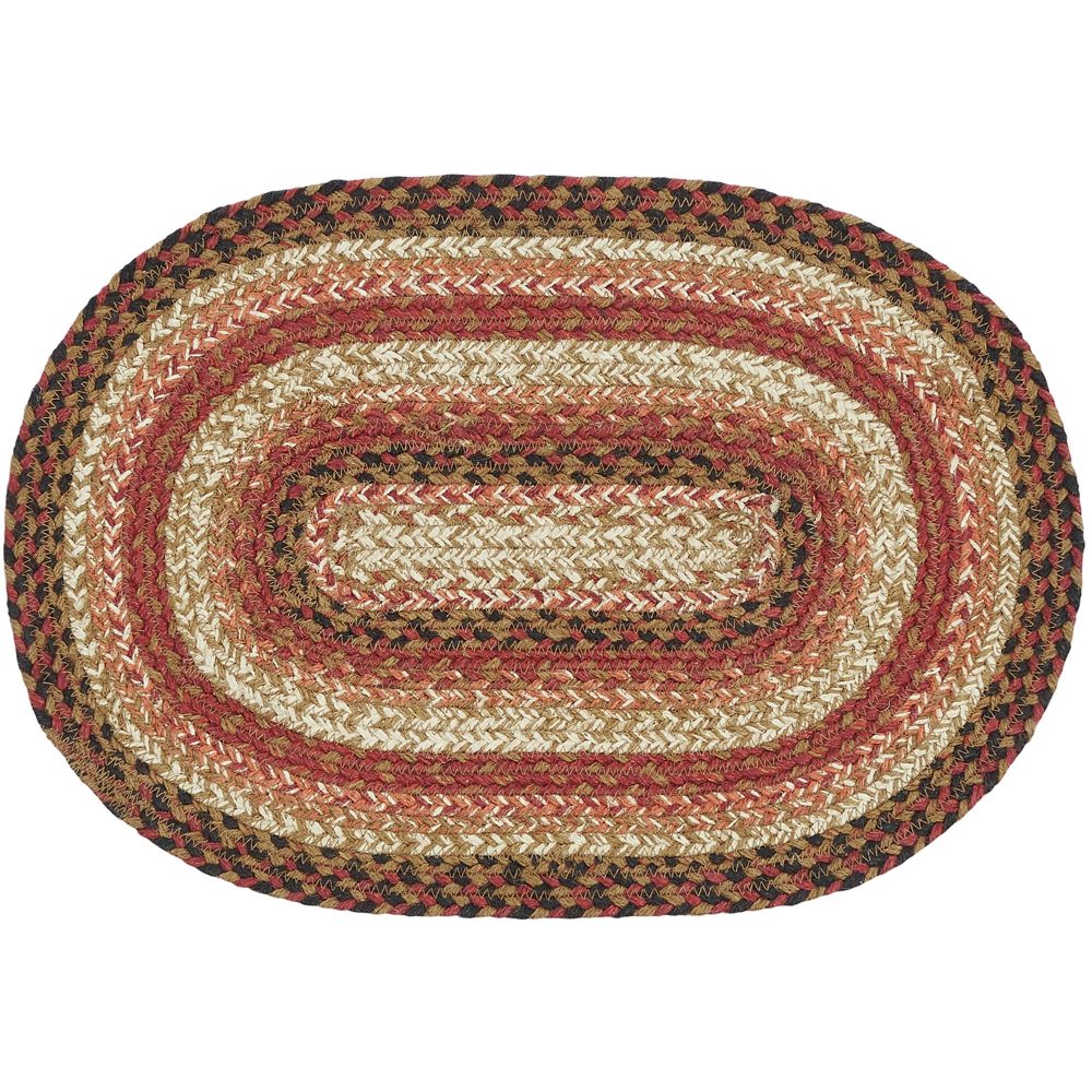 Ginger Spice Jute Oval Placemat 12x18 - Image 2