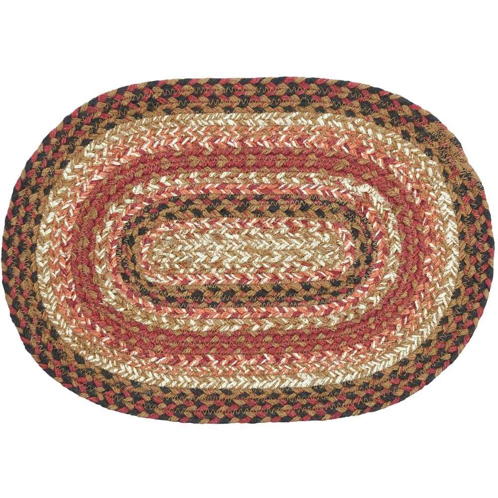 Ginger Spice Jute Oval Placemat 10x15 - Image 2