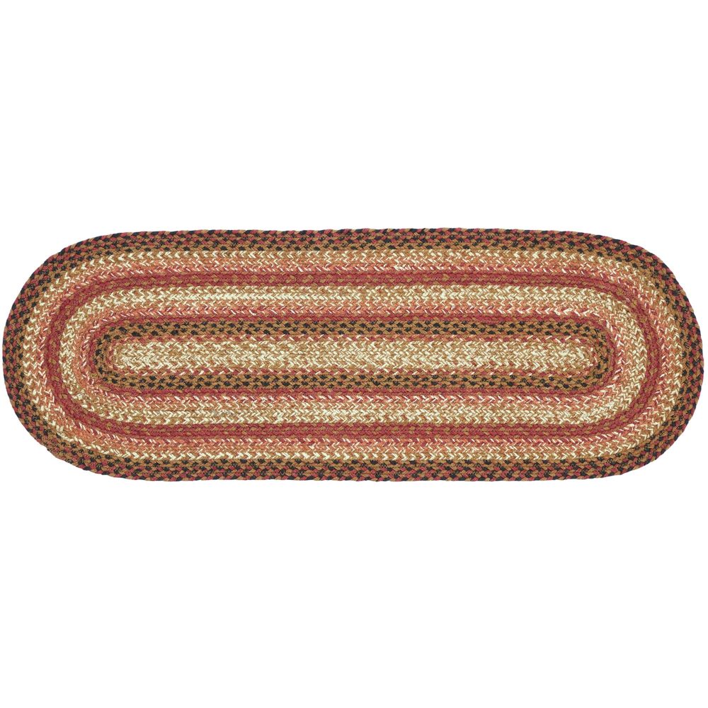 Ginger Spice Jute Oval Runner 13x36 - Image 2