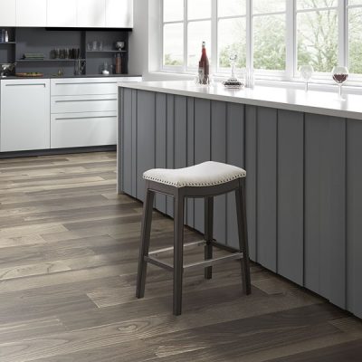 Madison Park Belfast Saddle Counter Stool in Cream, One Size MP104-1123