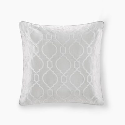 Croscill Classics Montague European Pillow Sham in Silver, 26x26" CCL11-0021