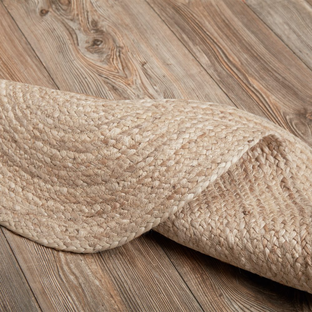 Natural Jute Rug Oval 20x30 - Image 6