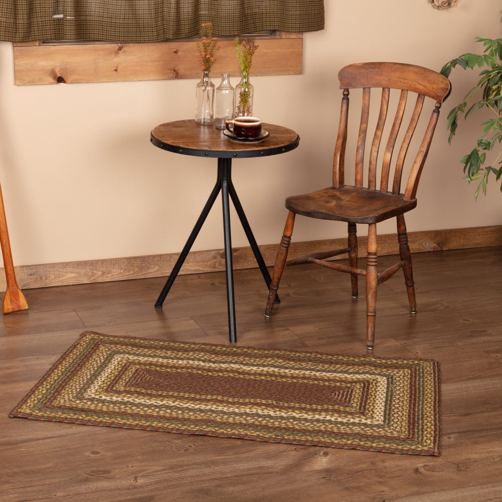 Tea Cabin Jute Rug Rect w/ Pad 27x48 - Image 2