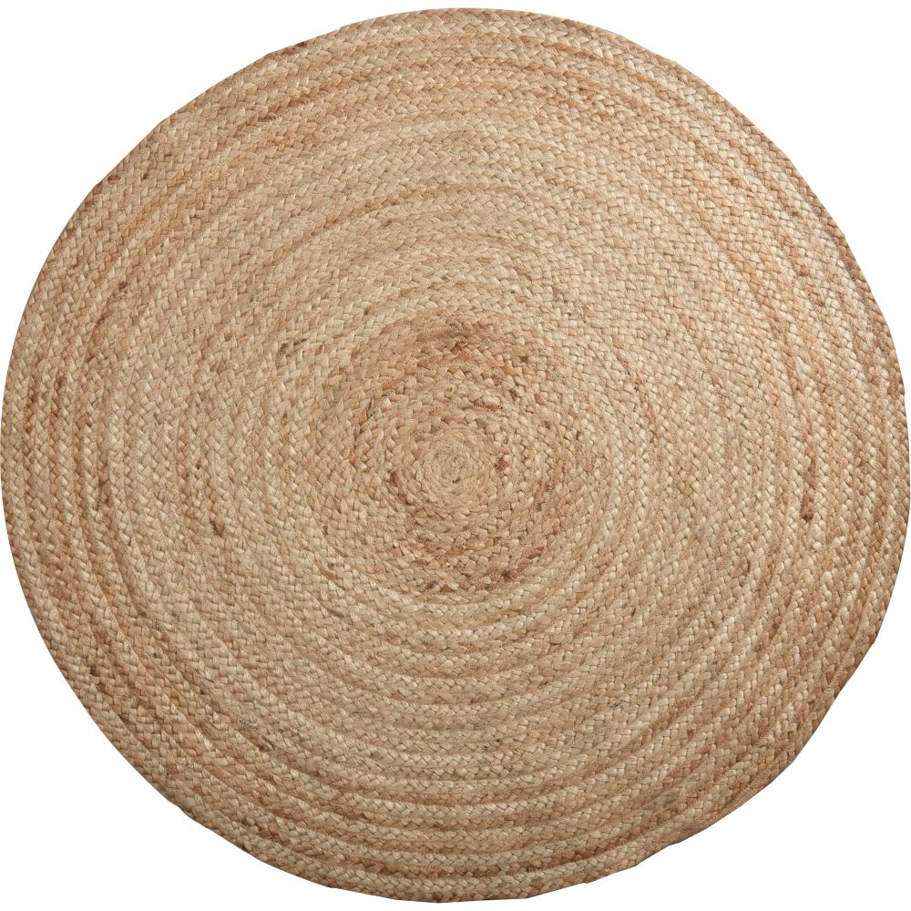 Harlow Jute Rug w/ Pad 3ft Round - Image 2