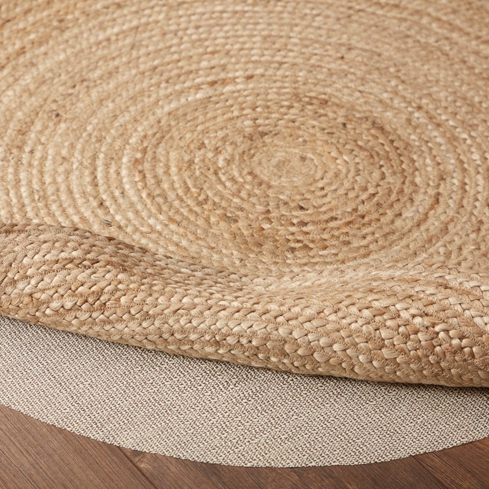 Harlow Jute Rug w/ Pad 3ft Round - Image 3